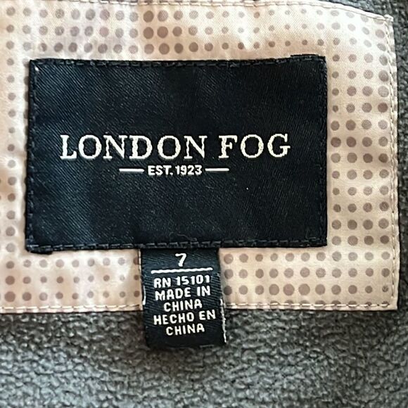 London Fog Boys Mid-Weight Jacket Size 7 - Picture 7 of 9